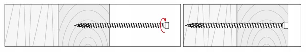 Full thread construction screws, cylinder head WKFC-06160(100)