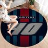 Martini Racing Round Area Rug,Carpet Rug for Living Room Bedroom Sofa Playroom Decor,Non-slip Floor Mat