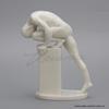 Creative Ceramic Nude Male Sculpture Decor Naked Body Art Statue Crossed Man Figurine Nordic Office Home Decoration Crafts Gift