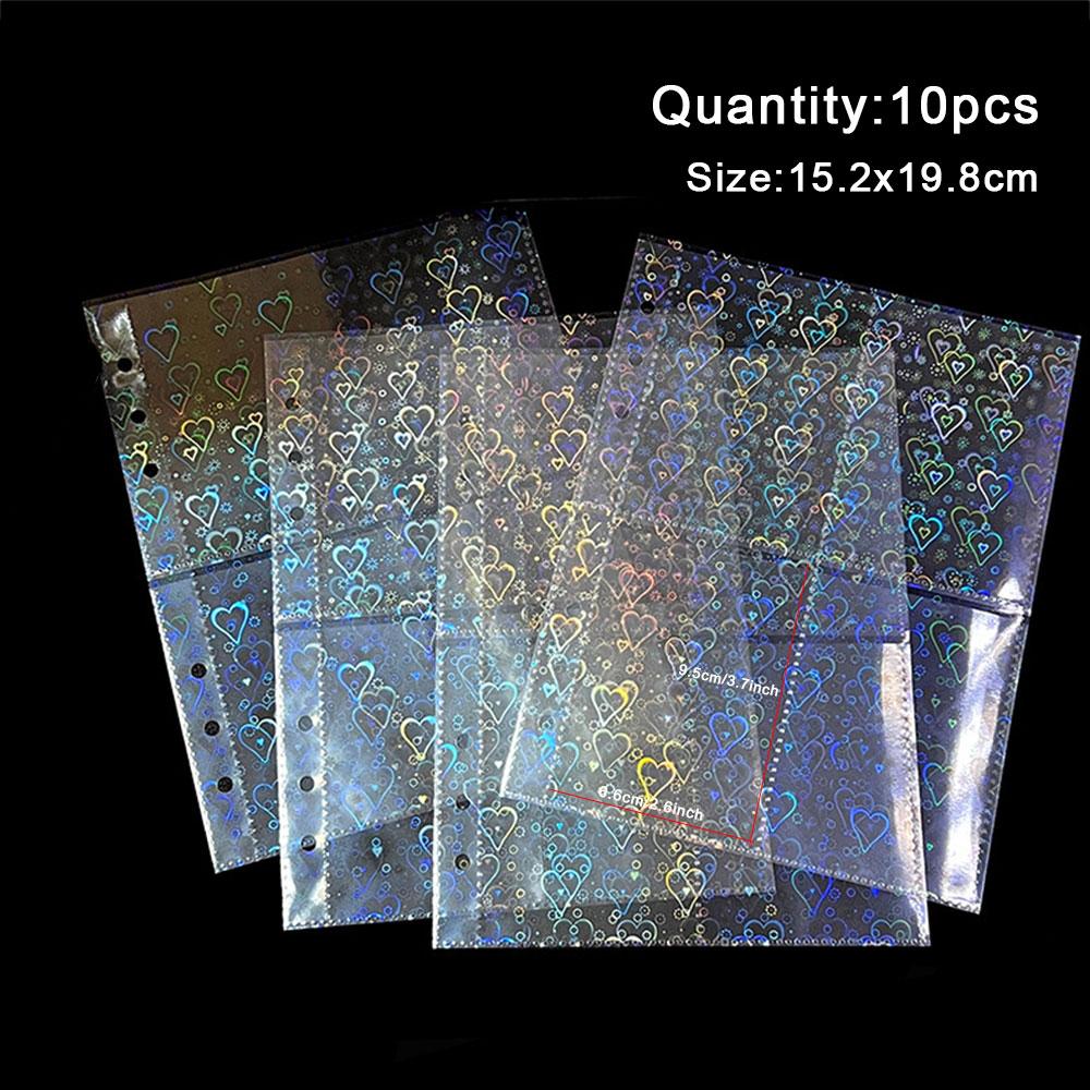 A5 Clear Album Binder Photocards Holder Storage Collesction Sheet Book & Photo Organizer Journal Diary Planner School Stationery