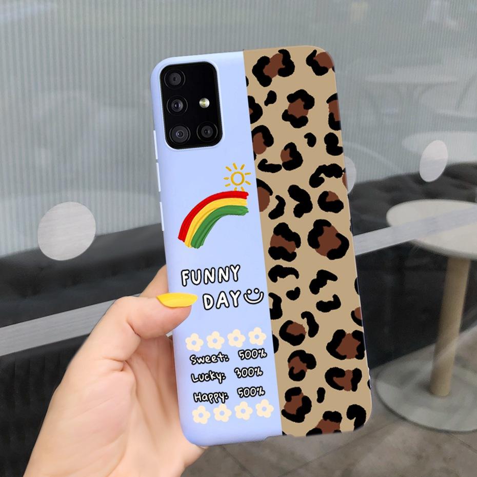 For Samsung Galaxy A51 5G SM-A516B Lovely Printing Jelly Phone Case Soft Silicone TPU Back Cover For Samsung A51 5G UW SM-A516V