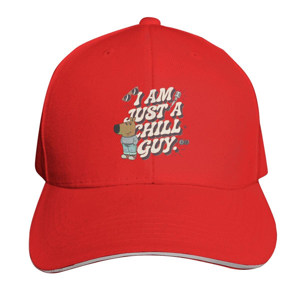 Vintage I Am Just A Chill Guy Cap Fashion Casual Baseball Caps Adjustable Hat Hip Hop Summer Unisex Baseball Hats One Size