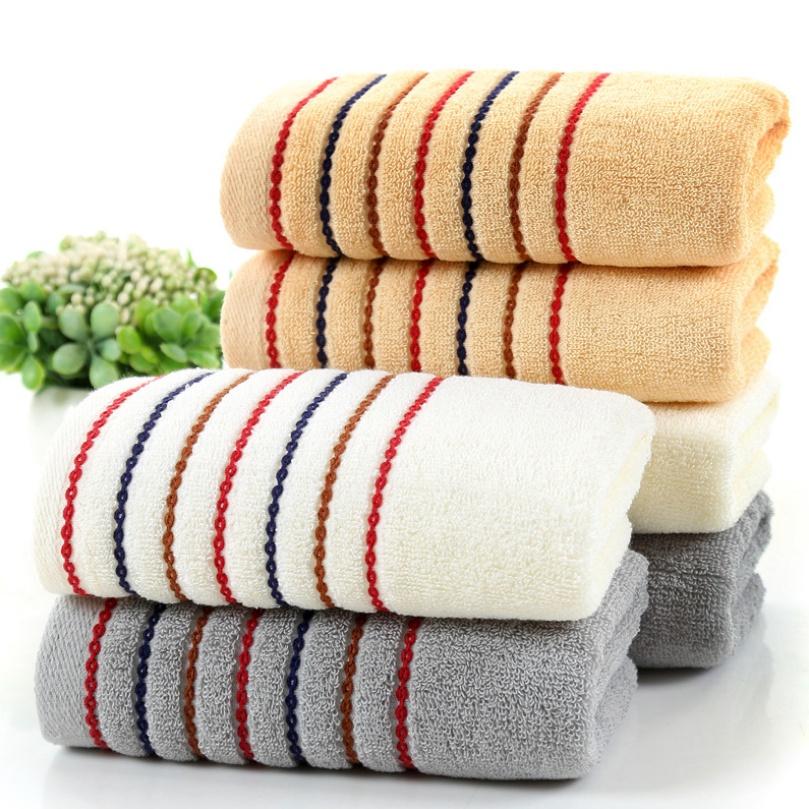 Large Striped Cotton Towel Soft And Absorbent Bath And Shower Towel For Adults And Kids