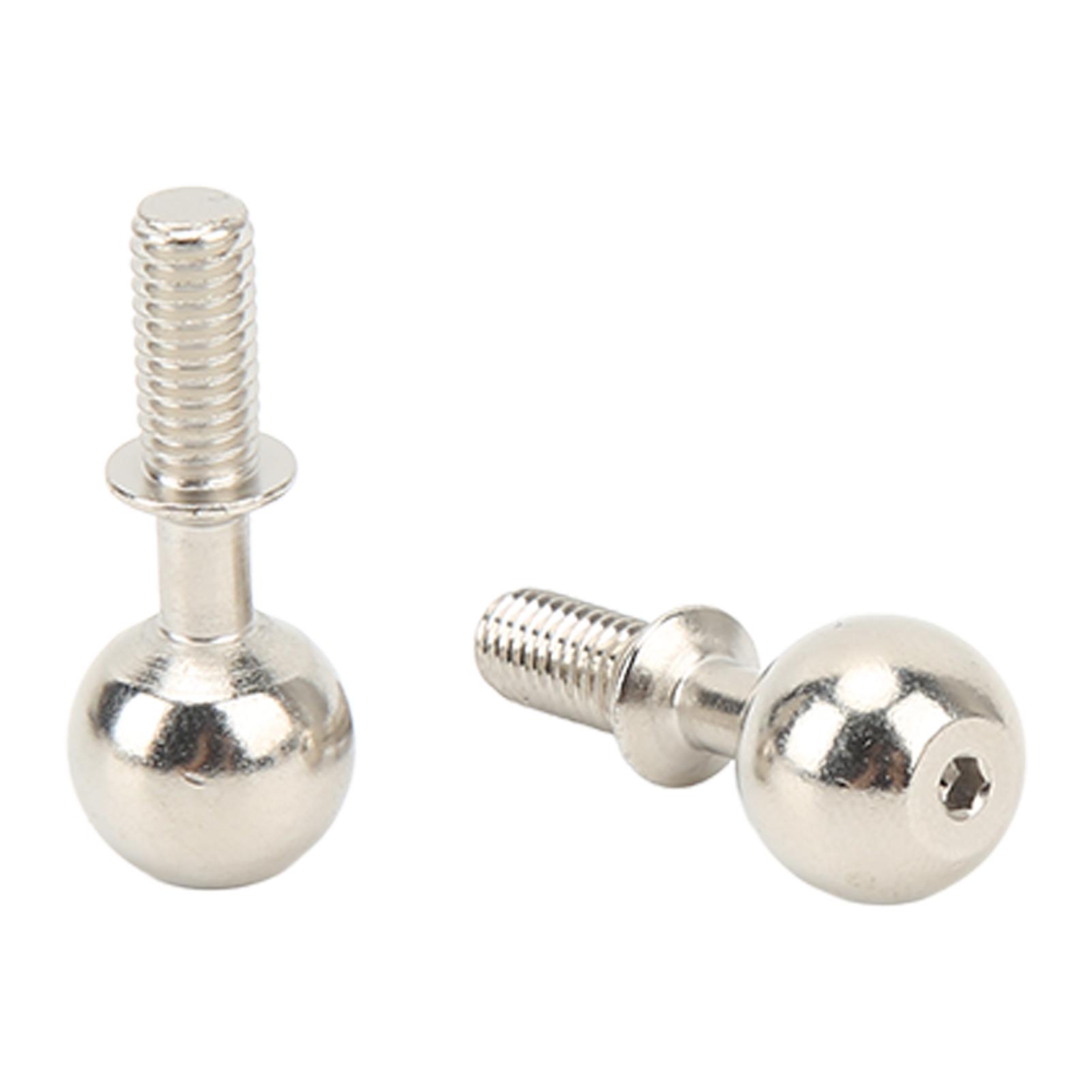 

2Pcs RC Pivot Ball Steel Rust Wear Resistant RC Car Accessories for 17 18 RC Cars