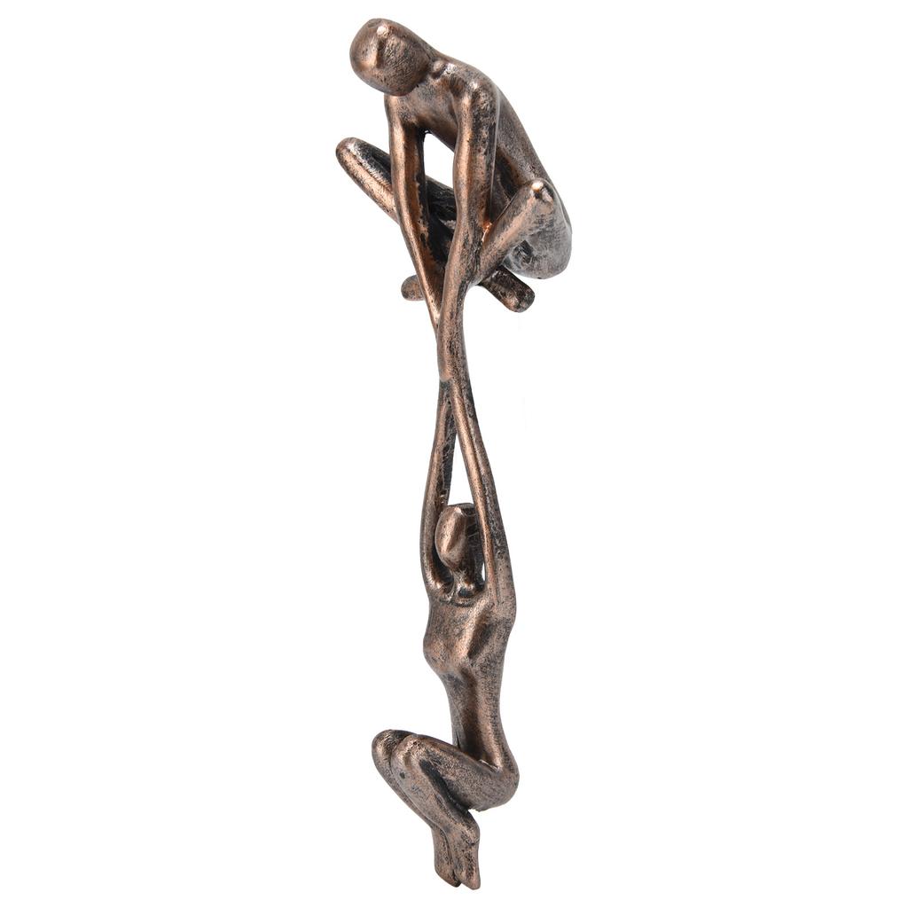 Dancing Sculpture Resin Statue Couple Figurine Ornament for Home Office Desktop Decor