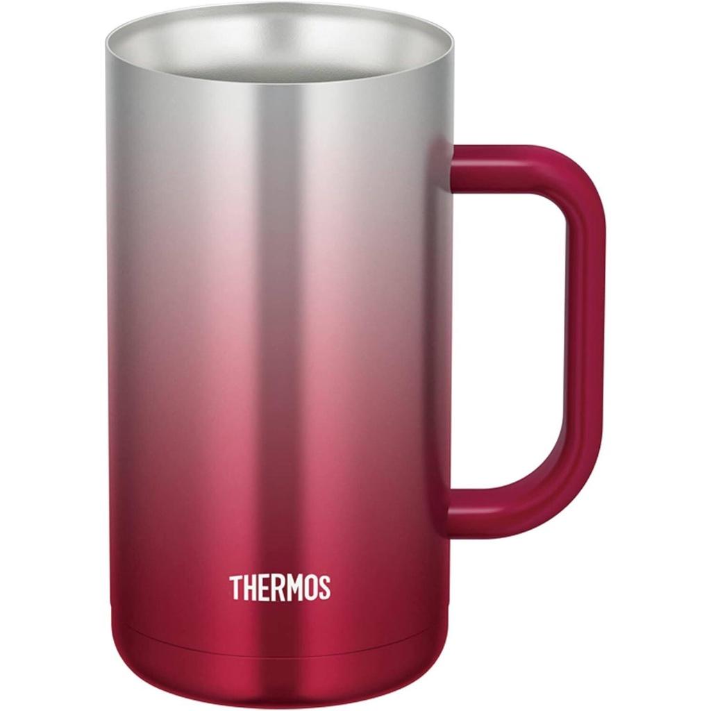 Thermos VacuumInsulated Stainless Steel Mug JDK 600mL  720mL  1000mL Sparkling Red (720mL)