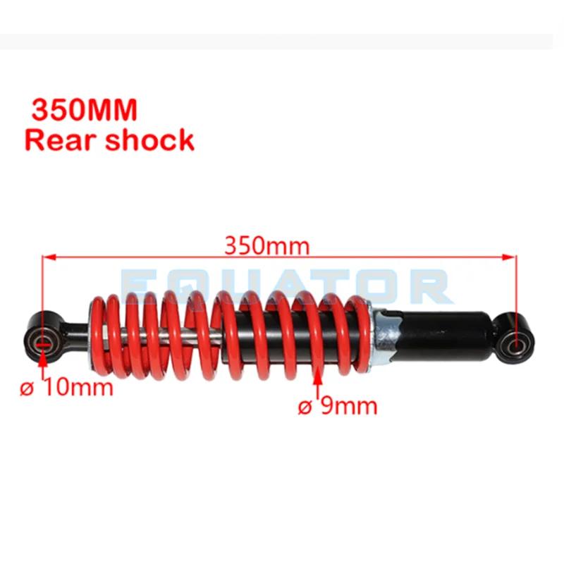 350mm/13.8in Rear Shock Absorber Universal Fit for Quad Dirt Bike ATV Accessories