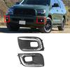 M63K-Car Front Bumper Fog Light Bezel Cover Fog Lamp Frame Fog Light Frame 520400C010 520300C010 For Toyota Sequoia 2018-