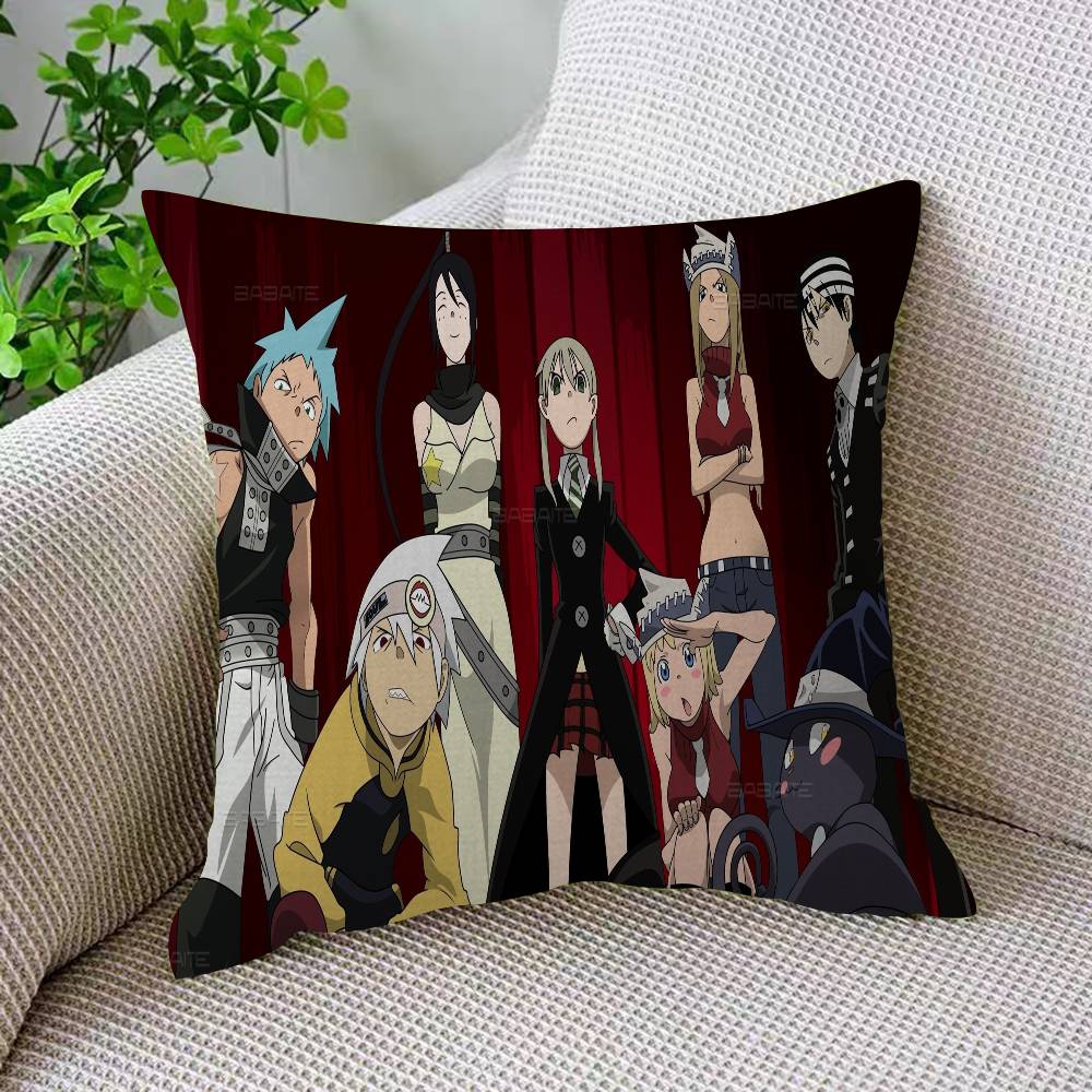 SOUL E-EATER Game Anime Personalized Picture Text Home Decorative Pillows Household Gifts 45x45cm