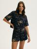 Craco Esotiq Women' Short-sleeved Pajamas | Navy DEPOZYT