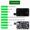 Stereo Power Amplifier Module Supporting Wide Voltage Ranges 12V To 24V with Volumes Control Knob Safety Features for Home