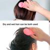 High Temp Resistant Silicone Hair Comb Deep Cleaning and Scalp Massage Brush for Shower and Spa Beauty