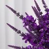Realistic Artificial Lavender Flowers Handmade Real Touch Fake Plants Simulation Silk Violet Bouquet Wedding Party Decor