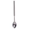 Telescopic Spoon Stainless Steel Ergonomic Design Multifunctional Dinner Retractable Spoon for Barbecue