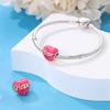 Color Lovely Fine Elegant Stone Charm Copper Genuine Bead Fits Genuine Charm Bracelets Bead Jewellery Gift For Women