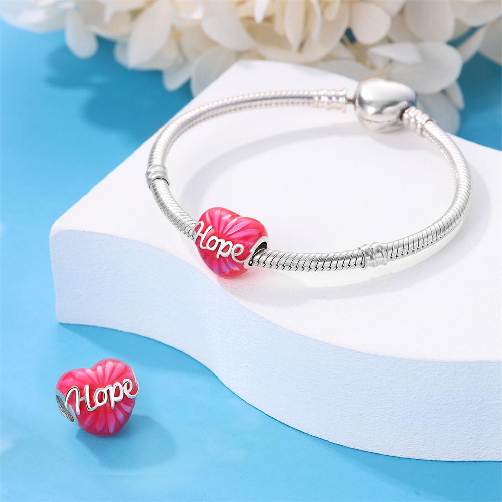 Color Lovely Fine Elegant Stone Charm Copper Genuine Bead Fits Genuine Charm Bracelets Bead Jewellery Gift For Women