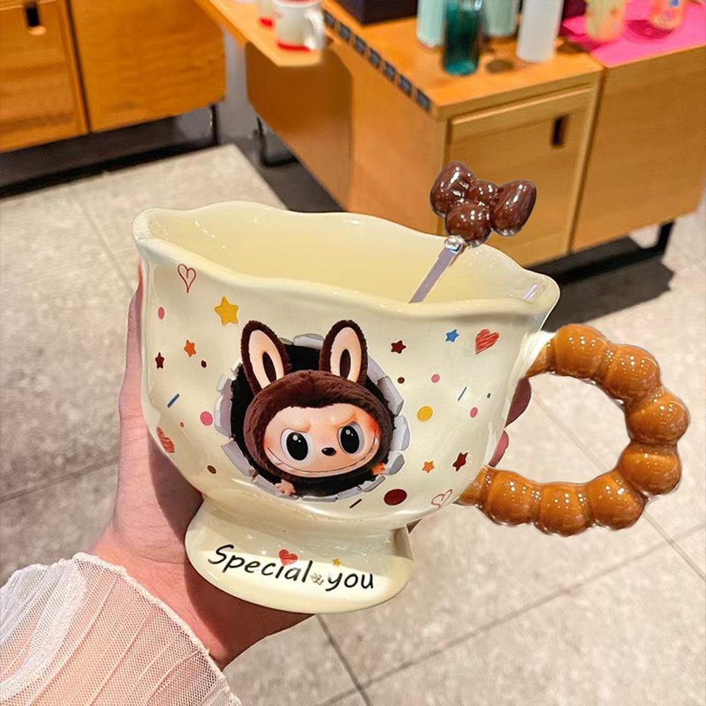Bubu Tasse Hoher Erscheinungsgrad Keramik Mädchen Paar Geburtstagsgeschenk Wasserbecher Souvenirgeschenk Cartoon