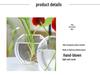 Nordic Wood Art Hydroponic Vase - Pothos Ornament for Living Room & Office Decor