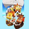 Beautiful Resin Pirate Ship Aquarium Ornament Gift Non-toxic Durable 6''*2''*5''