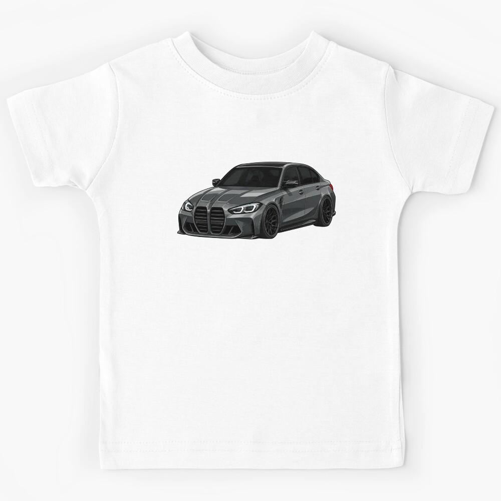 G80 3 Competition Dravit Grey Performance Sedan Mini Toon Kids T-Shirt 100