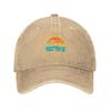 South Padre Island Texas Spiaggia Surfer Vacanza Souvenir vacanza Cappello da Cowboy Cappello Anime da Donna Unisex