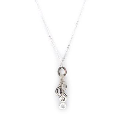 [G9056] - Silver Necklace 'Choreography'