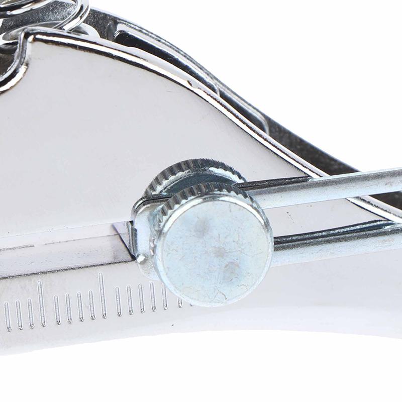 Manuelle Stanz-Kantenanleimzange 8/10 mm Loch Stanzwerkzeug für Kunststoffplatten Papier PVC ABS Öffner Nagelloch Abdeckzange