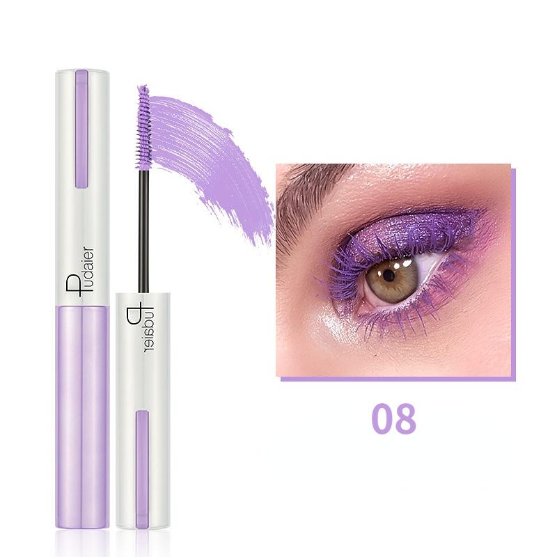 

Кольорова туш для вій Pudaier Long & Curly Waterproof & Non-Staining Color Mascara 9-color 08
