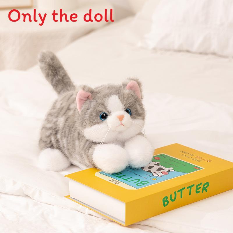 Cat Cuter Animal Plush Doll With Pressing Will Produce Sound Design For Gift Kid