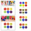 Markers Carpet Bright Colors Dots Floor Sticker for Yoga Exercise