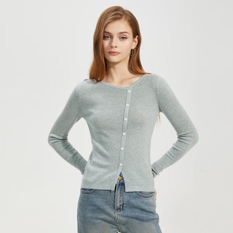 Women's French Style Long Sleeve Knit Sweater