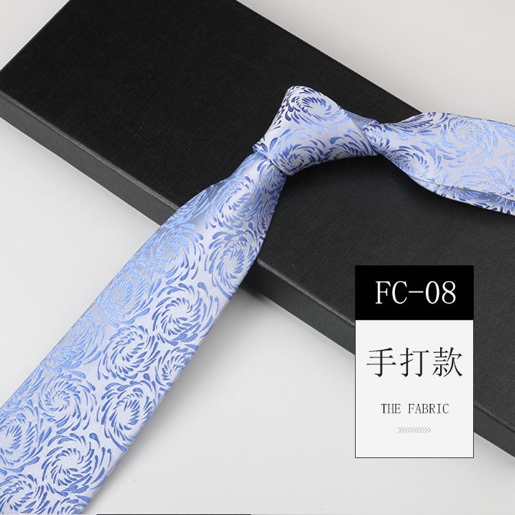 Light Tie Men, Business Banquet Photography Wedding Pink Purple Suit Shirt High-End Pattern Hand Style