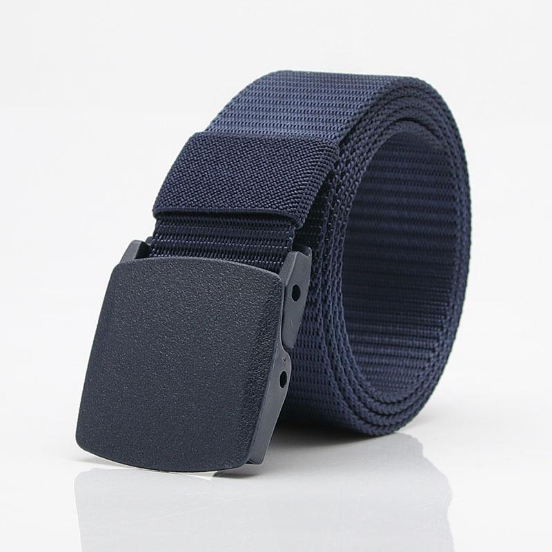 Outdoor Men'S And Women'S Tactical Belts Student Military Training Nylon Belt Breathable Plastic Buckle Canvas Belt Women