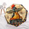 Egyptian Hieroglyphics Automatic Folding Umbrella Compact Lightweight Retractable Design For Outdoor Adventures And Travelt29
