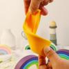 1Set Baby Rainbow Colors Silicone Stacking Toys Montessori Creative Toys BPA Free Food Grade Silicone Early Education Kids Gifts