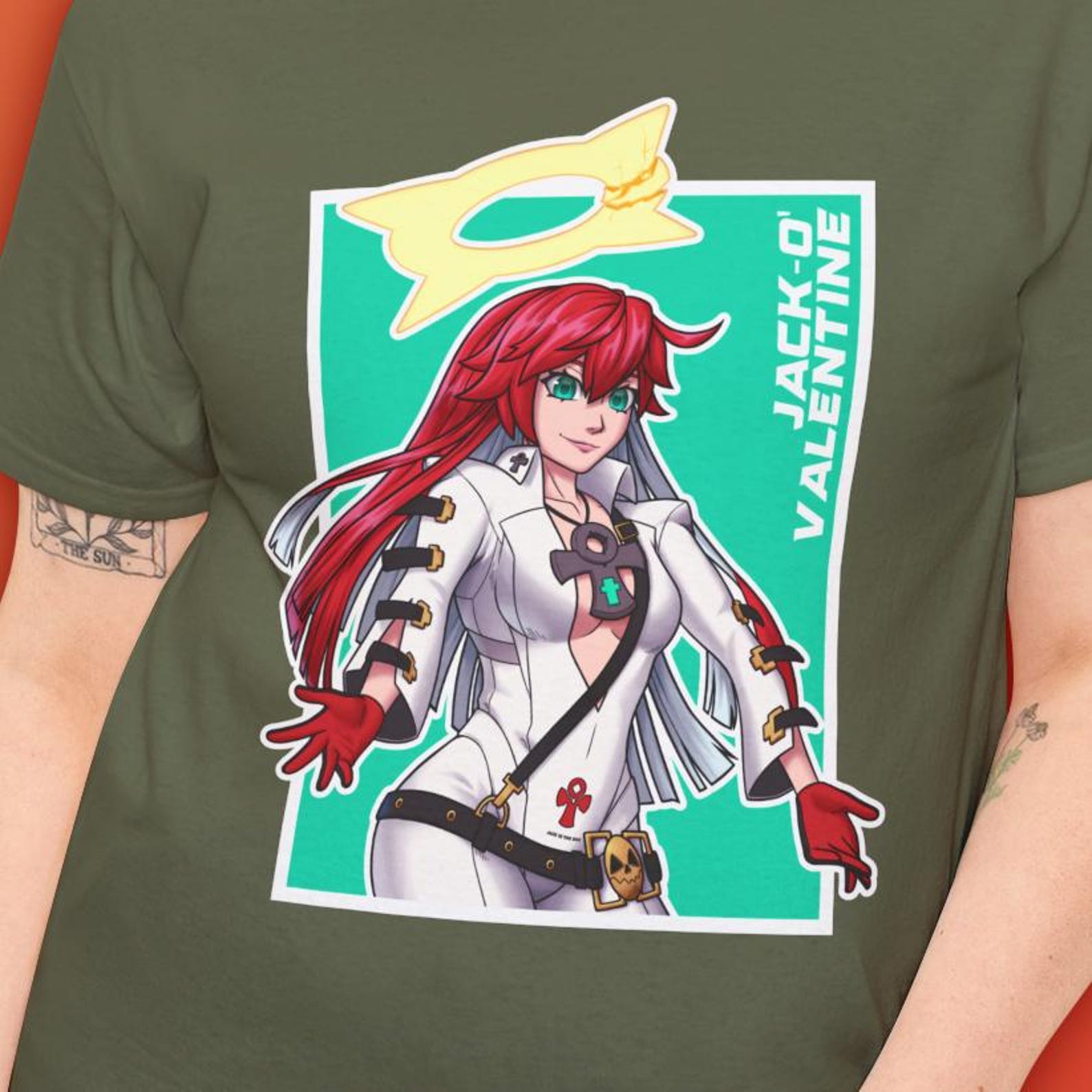 Jack-O Guilty Gear T-Shirt - Unisex Heavy Cotton Tee 2XL
