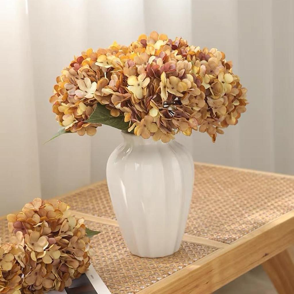 Artificial Hydrangea Silk Flowers Home Vases Table Accessories Wedding Wall Diy Gift Box Bridal Bouquet Holiday Party Decoration