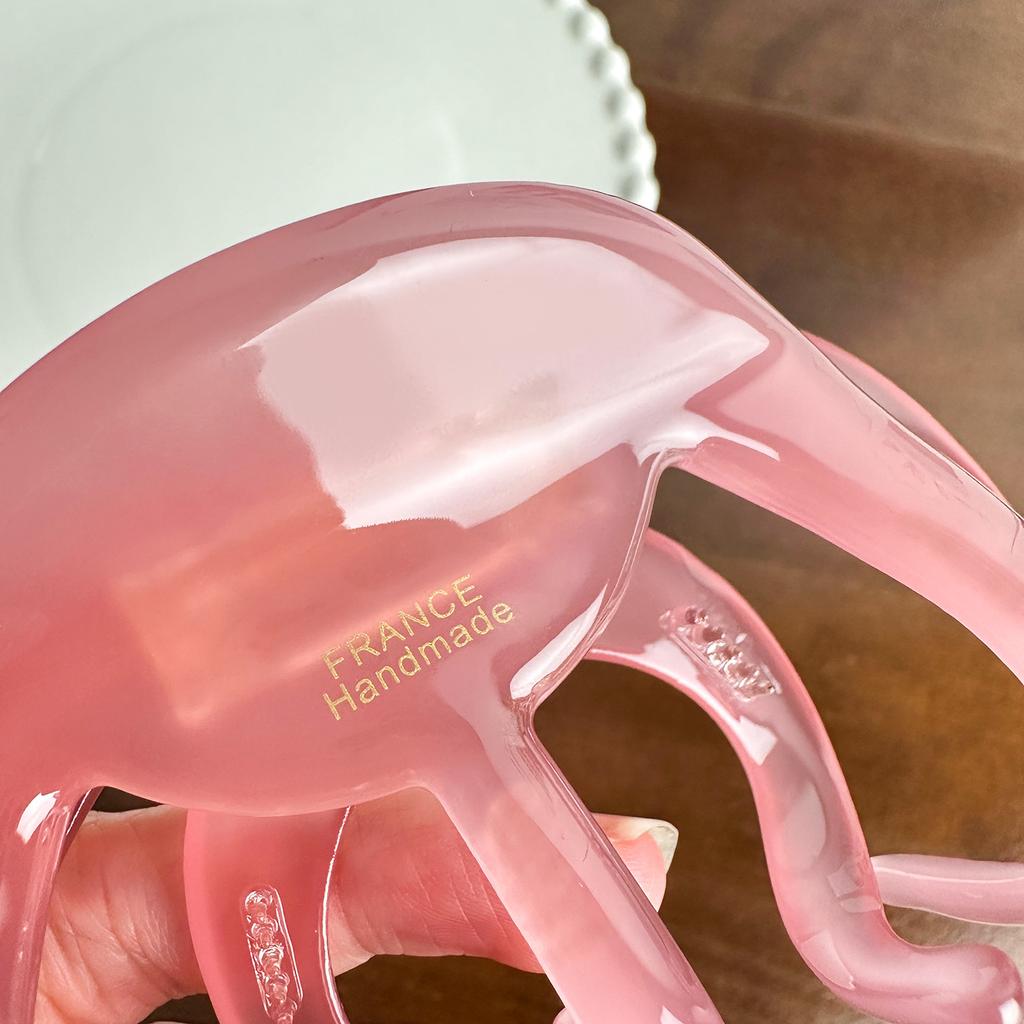 And Chic Stylish 4mm Acetate Hair Claw Clip With Elegant Gold Accents