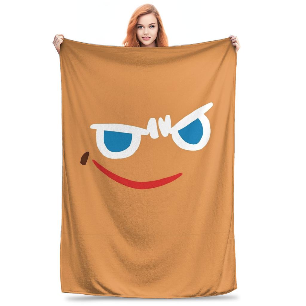 Shadow Milk Cookie Run Kingdom Blankets Flannel All Season  Breathable Warm Throw Blankets for Bedding Bedroom Plush Thin Quilt
