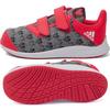 Disney x adidas FortaRun CF Infant Mickey Mouse Baby Sneakers Grey Hyper-Pink BA9911