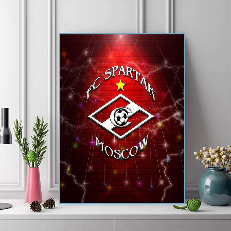Spartak Moscow Dream.69 100% Round Full Drill 5D DIY Diamond Painting Embroidery Cross Stitch Rhinestone Décor