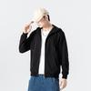 Men's 100% Cotton Hooded Zipper Cardigan Sweatshirt - 2025 Autumn/Winter Casual Loose Fit Jacket for Couples