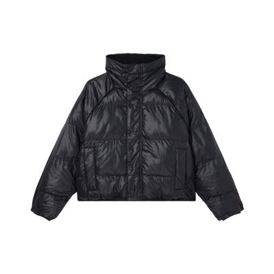 Long Sleeve Warm Cotton Jacket Women Jackets Black DN9693-010