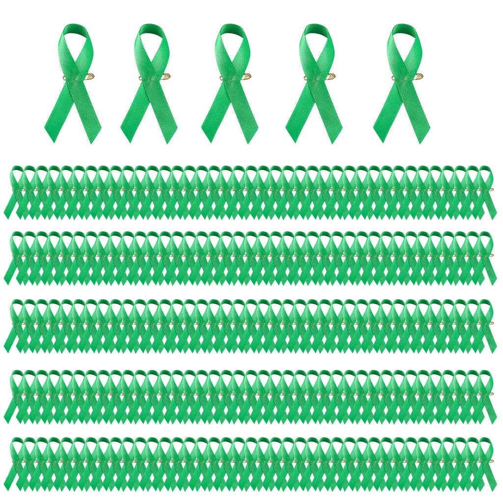 200PCS Colorful Ribbon Lapel Pins Solidarity Ribbon Pins Ribbon Texture Suitable for Volunteer and Nonprofit Events