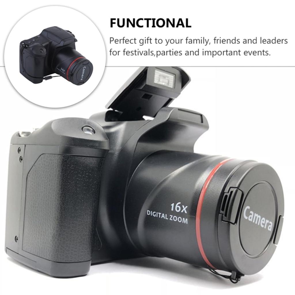 Digital Camera, 16MP 2.4 Inch LCD Screen 16X Digital Zoom Cameras For Photography & Video,720P Wide Angle Digital Camera