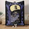 1pc, Cozy Nightmare Before Christmas Home Decor Blanket: Perfect Gift for Bedroom, Living Room, Travel, Camping, Car