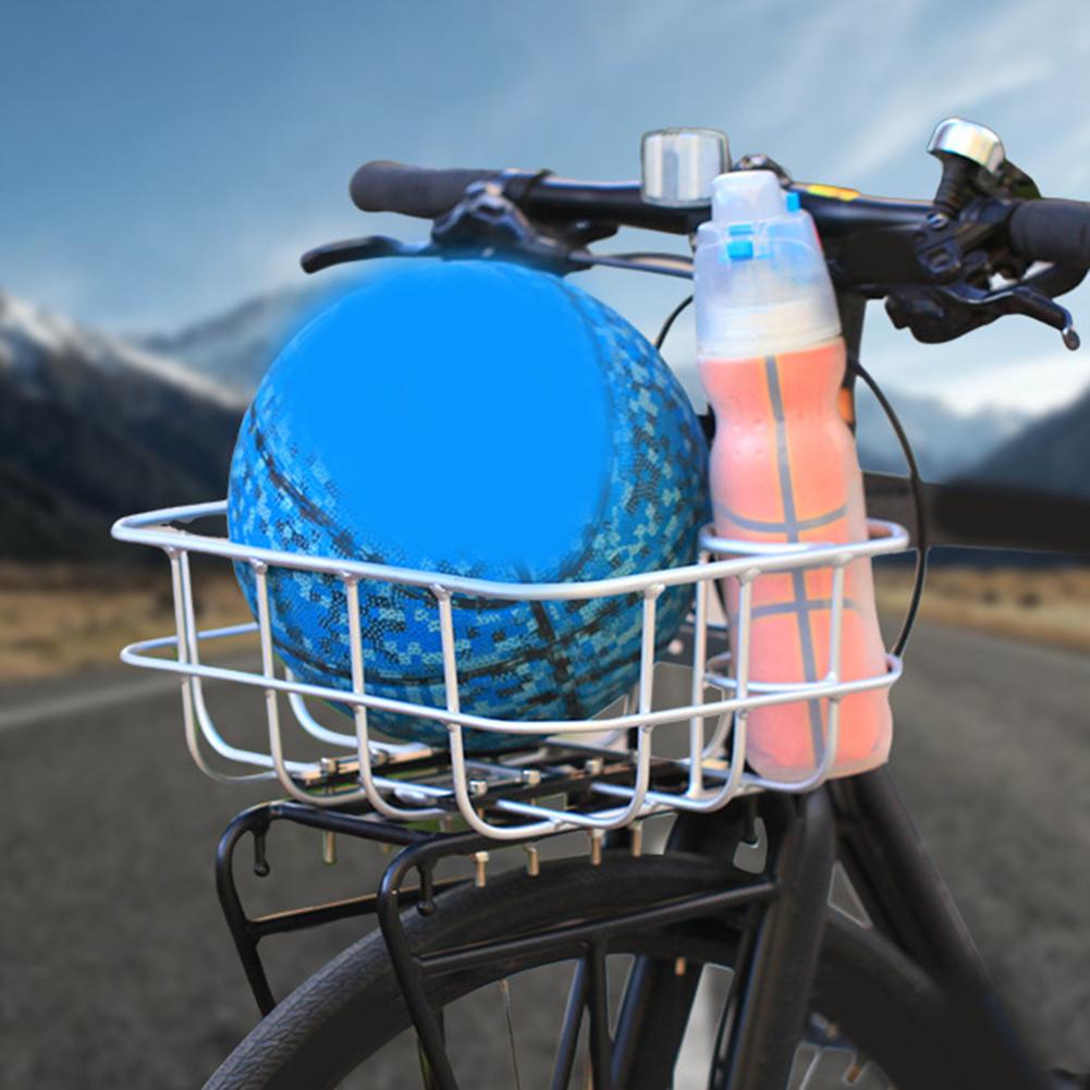 Basket For Mountain Bicycles Leisure Bike Basket Mountain Bike Basket Aluminum Alloy Basket Screw Accessories Included Cycling
