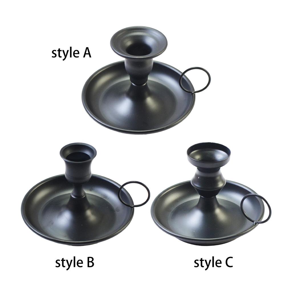Taper Metal Candle Holder Collectible Creative Metal Candles Candlestick for Party Dinner Table Fireplace Hotel Home Decor