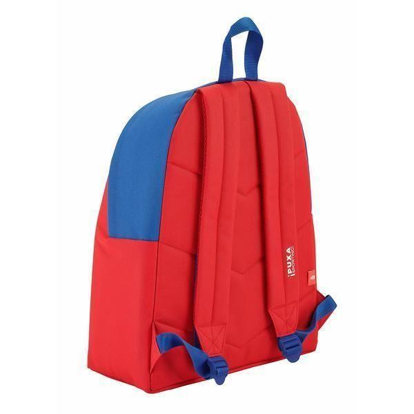 Cartable Real Sporting de Gijón Blanc Rouge - Real Sporting de Gijón - Enfant - Polyester - 15 L - Fermeture