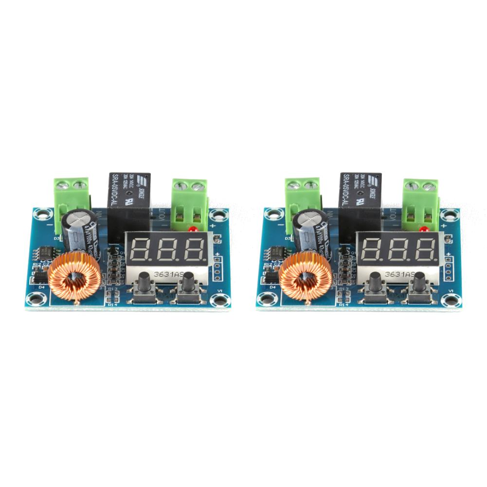 DC 6-60V Battery Low Voltage Disconnect Protection Replacement for Lithium Battery Undervoltage Protection Module 0.1 Accuracy